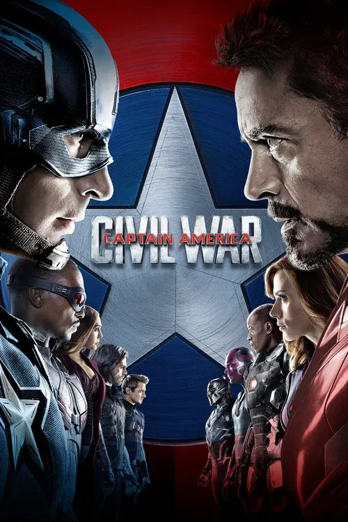 Captain America: Civil War afişi